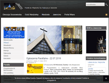 Tablet Screenshot of kolegiata.jaworzno.pl