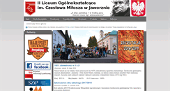 Desktop Screenshot of lo2.jaworzno.edu.pl