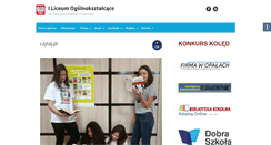 Desktop Screenshot of 1lo.jaworzno.pl