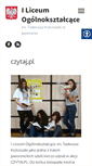 Mobile Screenshot of 1lo.jaworzno.pl