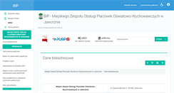 Desktop Screenshot of mzopow.bip.jaworzno.pl