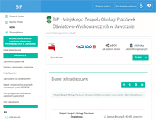 Tablet Screenshot of mzopow.bip.jaworzno.pl